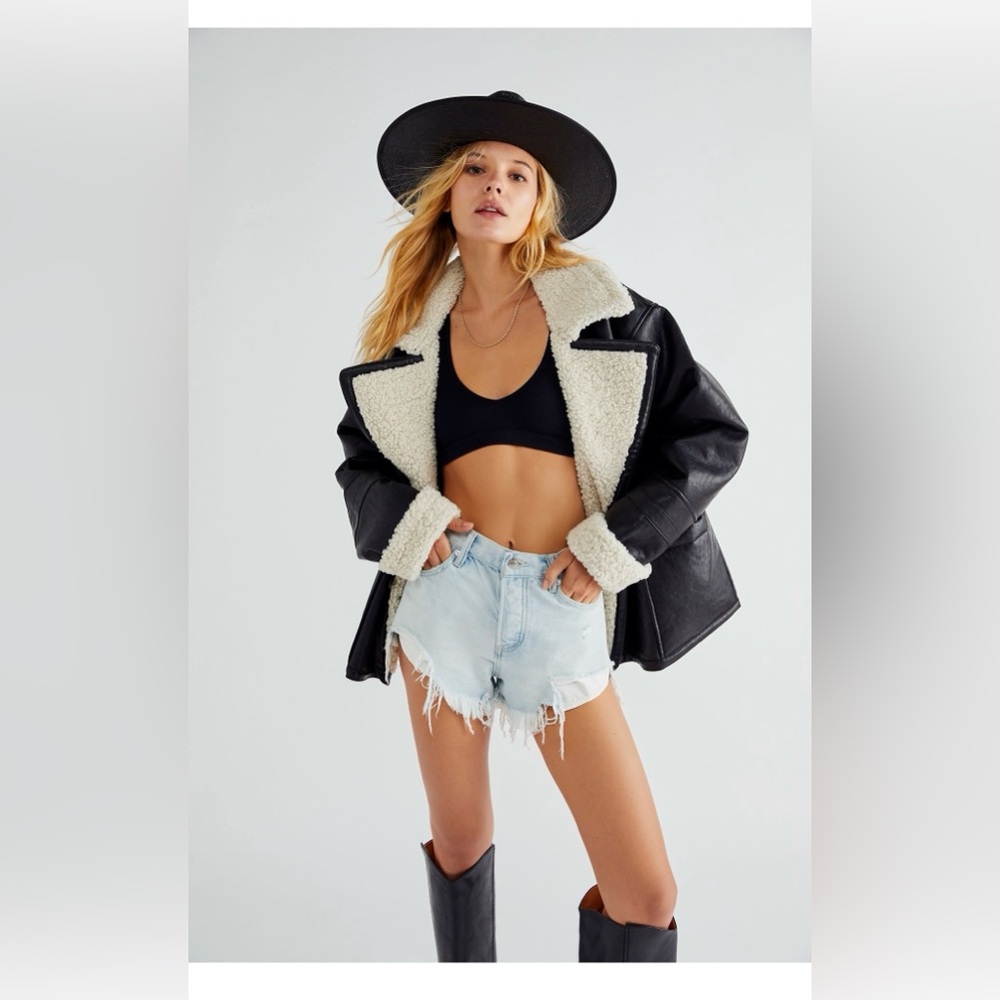 We The Free Kaja Vegan Bonded Peacoat
